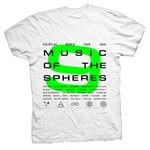 Playera Coldplay Music Of The Spheres White